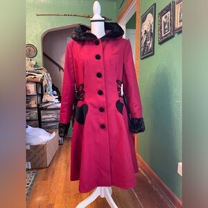 BNWT Hell Bunny Scarlet Coat XL